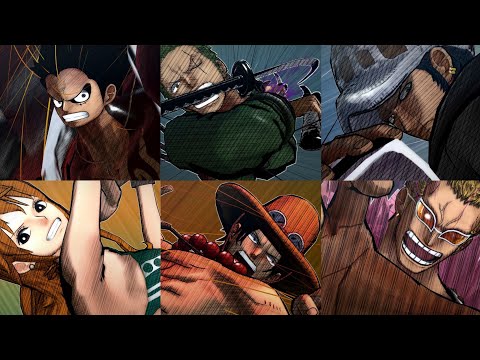 All Skills Awakenings & Ultimate Attacks-One Piece: Burning Blood (Including All DLC Characters)