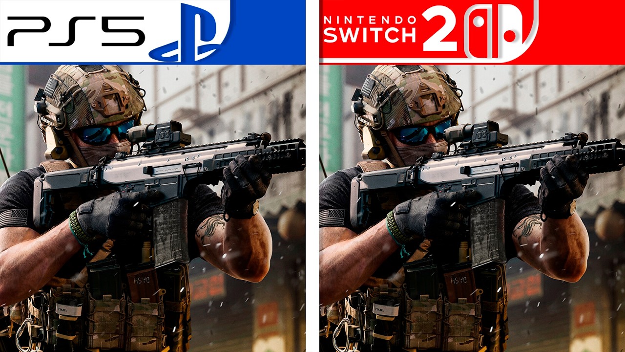 Call of Duty Modern Warfare 4 | Switch 2 vs PS5 | Campaign Graphics Comparison