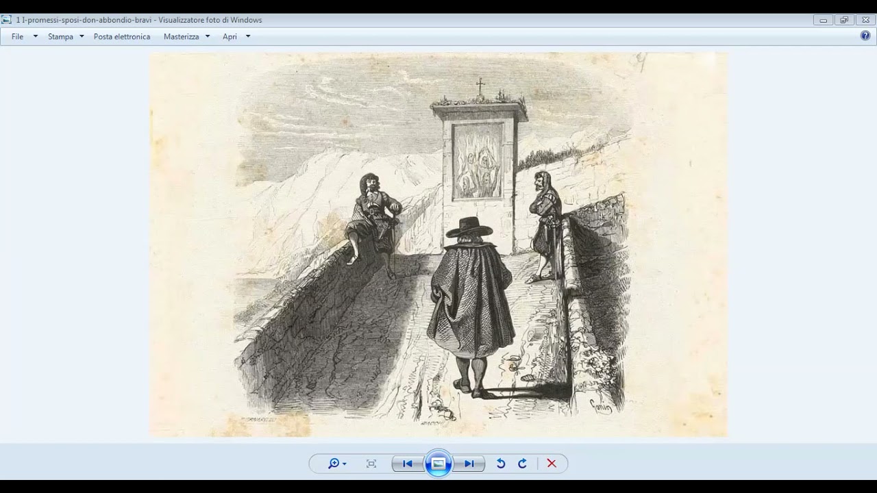 Alessandro Manzoni, "Don Abbondio incontra i bravi" (da "I promessi sposi", cap. I)