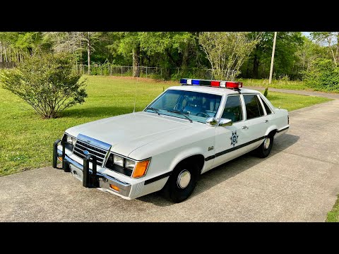 1984 Ford LTD SSP Police Interceptor W/ Whelen Edge  9000 Lightbar/Unitrol 480K Siren Controller