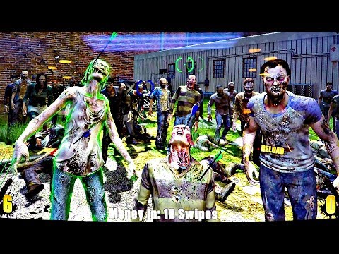 The Walking Dead ARCADE 2 Player Game Play New 2017 Game Release: Zombie First Person Shooter