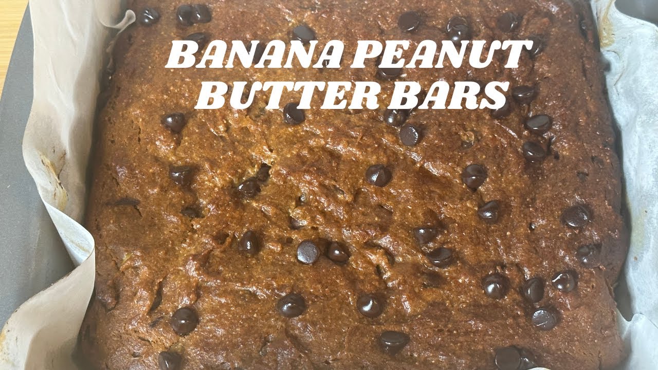 Banana Peanut Butter Chocolate Chip Bars