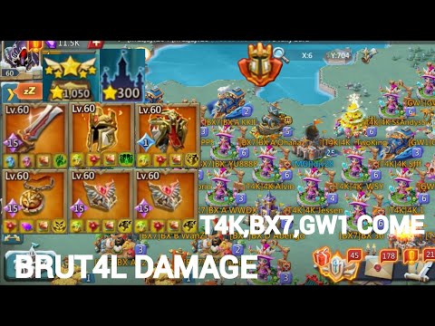 EMPEROR 4K TWOKING & MAX TITANS CAME FOR MY RALLY TRAP..LORDS MOBILE