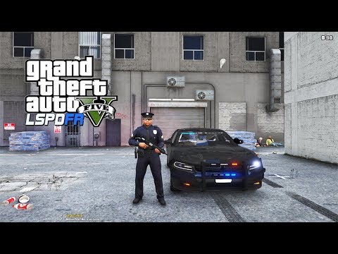 GTA 5 LSPDFR MOD #055 (Real Life Mod) - CITY PATROL WITH UNMARKED DODGE CHARGER!!!