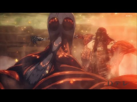 EREN VS ARMIN COLOSSAL TITAN AOT FINAL SEASON