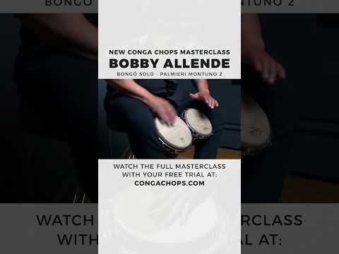 Bobby Allende Bongó Solo Clip | CongaChops.com Masterclass #bongo