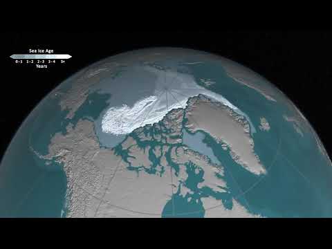 NASA Releases Time Lapse Of the Disappearing Arctic Polar Ice Cap