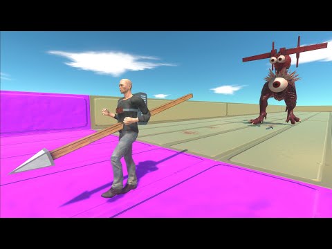 Escape from BLOODY ALIEN BALLISTA - Animal Revolt Battle Simulator