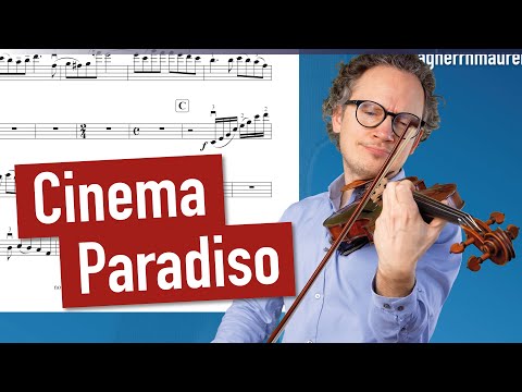 Morricone: Cinema Paradiso - Love Theme | Violin Sheet Music | Piano Accompaniment
