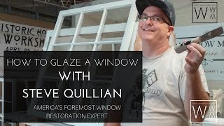 How to Glaze an Historic Window Sash Fast and Simple