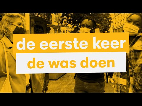DE EERSTE KEER || De was doen