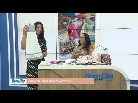 Artesã faz lindas peças com costura 25 07 2022