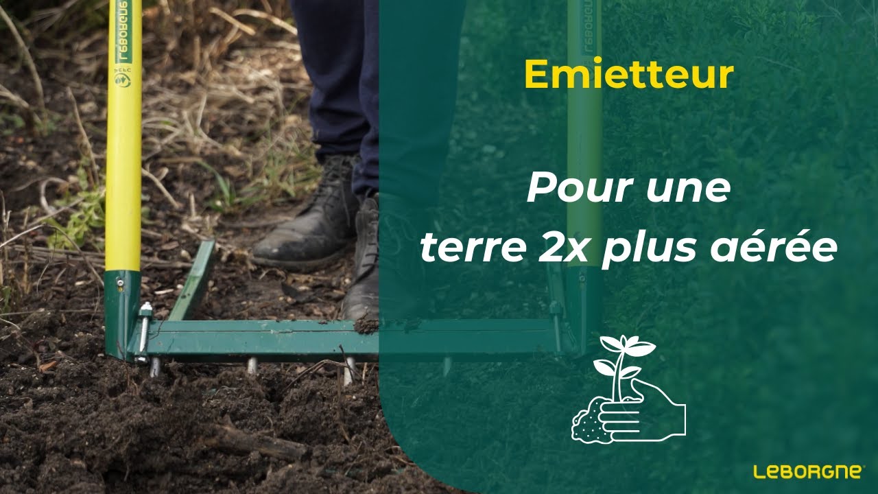 Grelinette Leborgne Biogrif 5 Dents - 40 Cm - Acier Trempé Et Bois