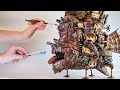 I Made A Miniature HOWL S MOVING CASTLE Out Of Junk Ghibli Crafts