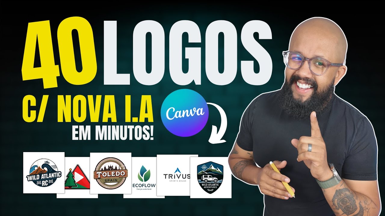 🤖 Nova I.A do Canva - Crie logotipo PROFISSIONAL com I.A EM MINUTOS