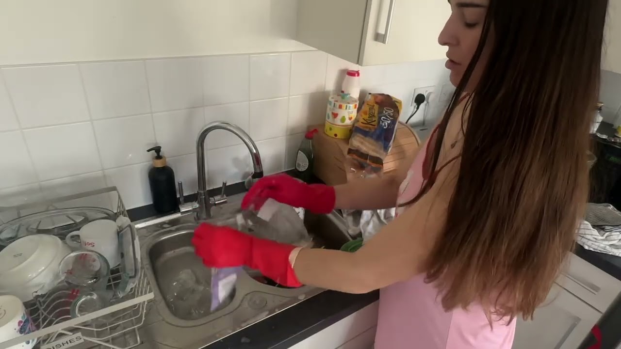 Real Life Kitchen Clean With Me | Dishwashing, Declutter & Organizing