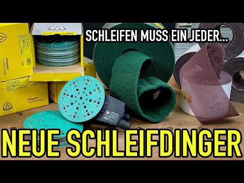 Neue Schleifmittel im Shop / Hochleistungs Schleifscheiben / Vlies und Gitter - Mikes Toolshop