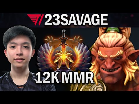 T1.23SAVAGE TROLL WARLORD - 12K MMR - DOTA 2 7.28 GAMEPLAY