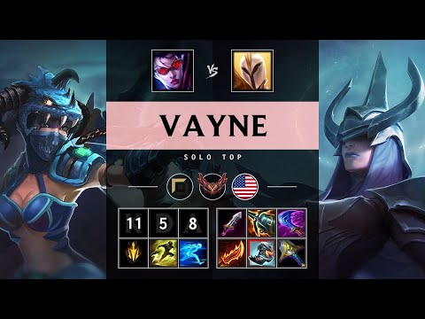 Vayne Top vs Kayle - NA Grandmaster Patch 25.06