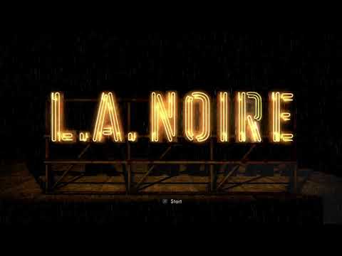 LA Noire Main Theme with Rain 1 Hour