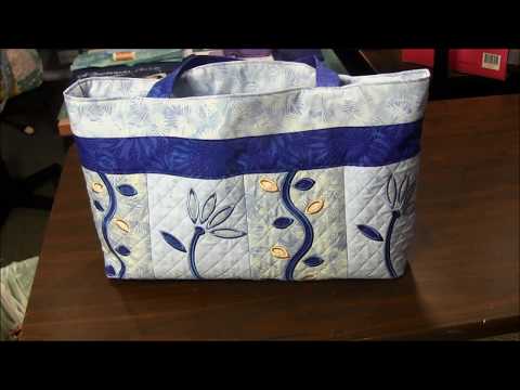 Machine Embroidery - How Does Your Garden Grow Bag