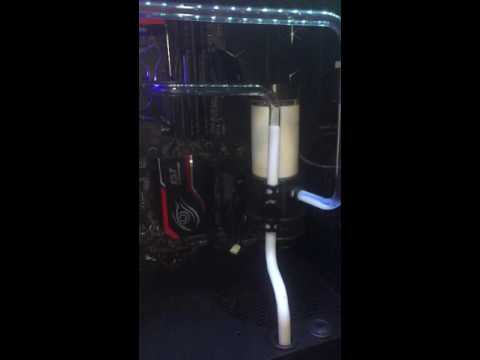 Water cooled pc starts up