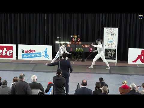 Napoli EFC 2023 CWF - GOLD - Vittoria Pinna ITA v Adeline Senic USA