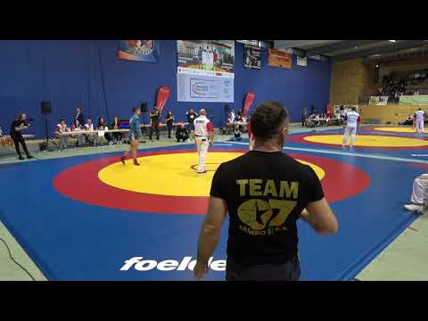Nikita Savin (Sambo 07 Hannover) - Kevin Berg (HSB 1845 e.V.)  Deutsche Sambo-Meisterschaft