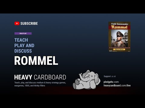 Field Commander: Rommel --- solo Play-through by Heavy Cardboard