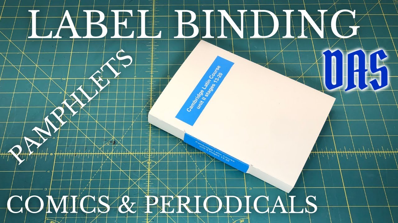Label Binding // Adventures in Bookbinding