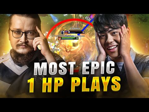 MOST EPIC 1 HP PLAYS IN DOTA 2 HISTORY