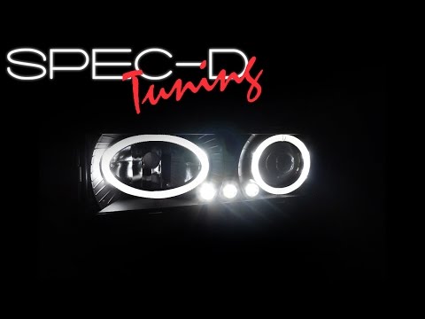 SPECDTUNING DEMO VIDEO: 1988-1998 CHEVY C10 PROJECTOR HEADLIGHTS