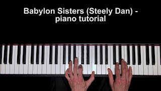 piano tutorial: Babylon Sisters (Steely Dan)