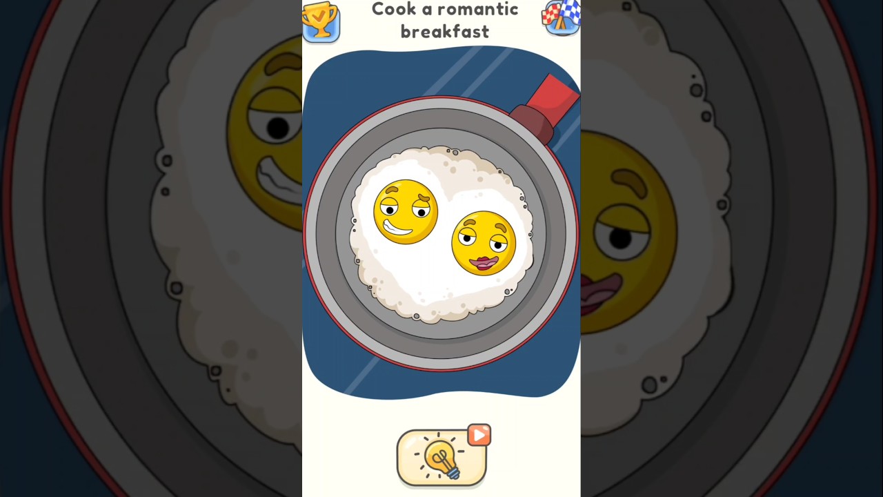 Dop5(delete one part) cook a romantic breakfast💏🍳 #gaming #games #game #shortsfeed #shorts #youtube