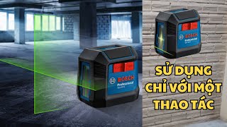 Máy Cân Mực Laser Bosch GLL 50 G Sử Dụng Chỉ Với Một Thao Tác