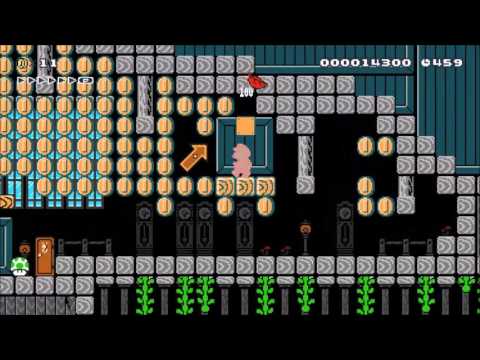 Mario Maker User Levels - [4-1] Magikoopa's Mansion - By Brian