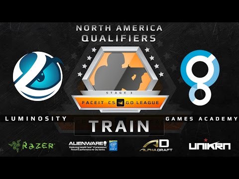 Luminosity vs Games Academy - Map 1 - Train (FACEIT League Stage 3 NA Qualifier)