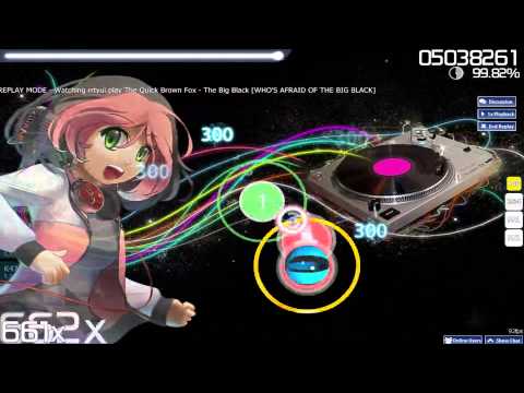 osu! rrtyui beats Cookiezi - The Quick Brown Fox-The Big Black