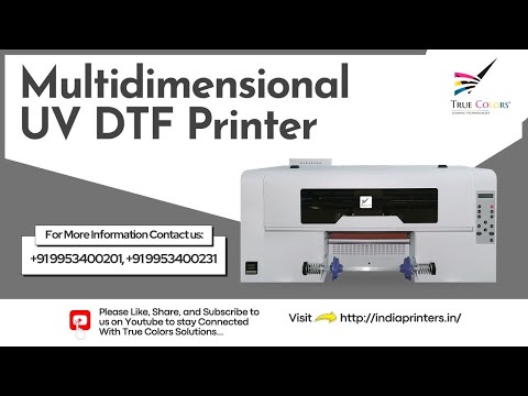 A3 Uv DTF Printing Machine