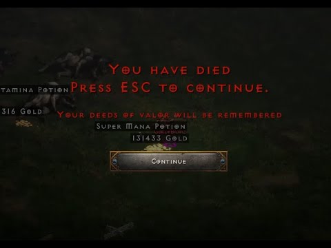 Diablo 2 Season 2 Hardcore Ladder: First Death