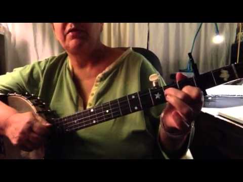 Breaking up Christmas simple clawhammer banjo tune lesson
