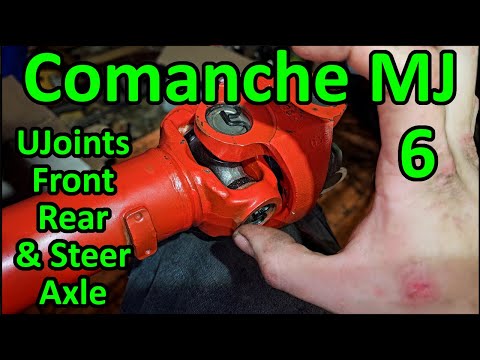 All U-joints and Cardan joint - Jeep Comanche Resto