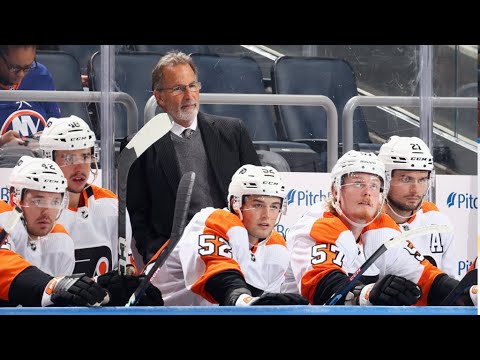 Philadelphia Flyers vs NY Islanders. Preseason game - 2 october 2022. Postgame: John Tortorella