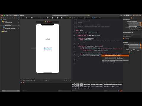 iOS Swift - Create alert