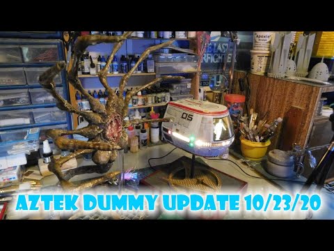 Aztek Dummy Update 10/23/20 - Travel Pod & Facehugger part 4 - finale