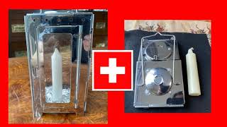 スイス軍折り畳みランタン！キャンプに、災害用に♪