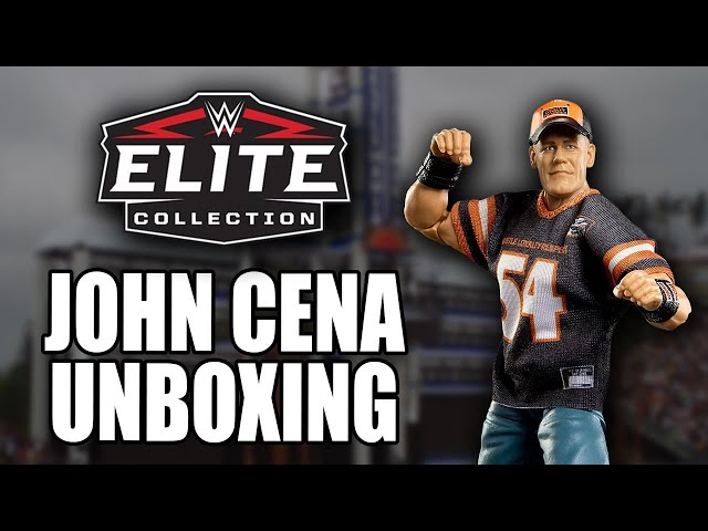 Vídeo relacionado con Mattel WWE Elite Collection Wrestlemania John Cena, Figura de acción y Accesorios, Conjunto de Juego de los Principales Eventos en Directo con Piezas para Construir a Sam Roberts, JHX77