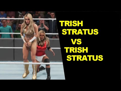 WWE 2K19 Trish Stratus vs Mandy Rose - Iron Woman Wrestlemania