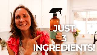 Non-toxic all purpose cleaner: 3 ingredients!