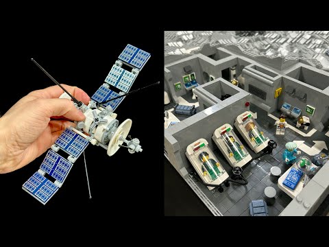 Abgestürzter Satellit und Unterirdische Kolonie! - Lego Mondbasis Teil 5.